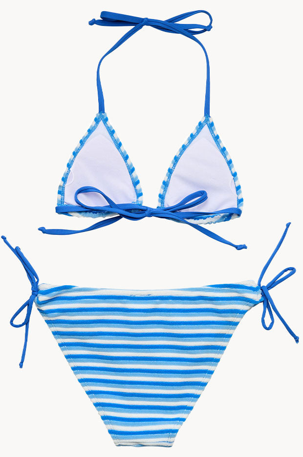 Girls Surfside Stripes Tri Set