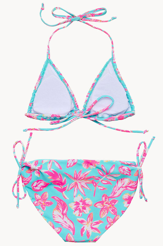 Girls Tropical Glow Tri Set
