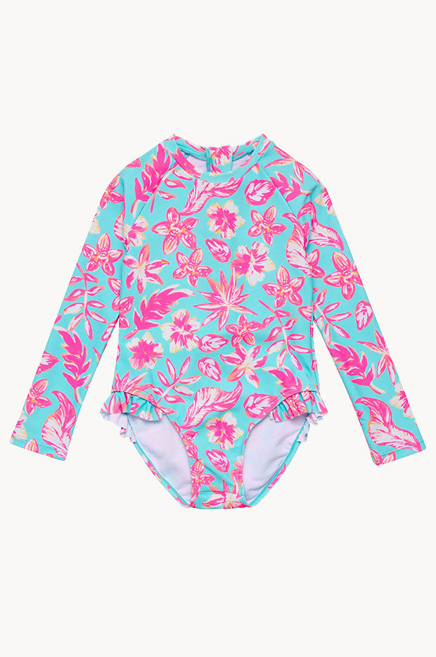 Girls Tropical Glow Sunsuit