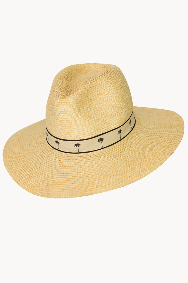 Mens Palm Band Panama Hat