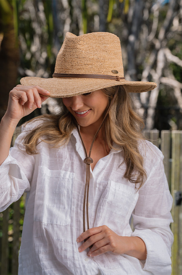 Unisex Raffia Panama Hat