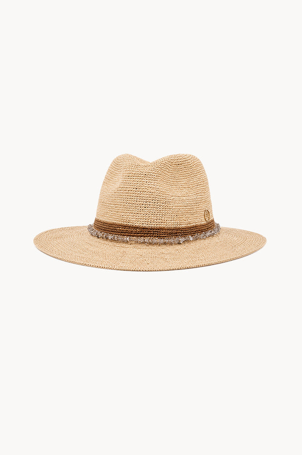 Choc Band Raffia Panama Hat