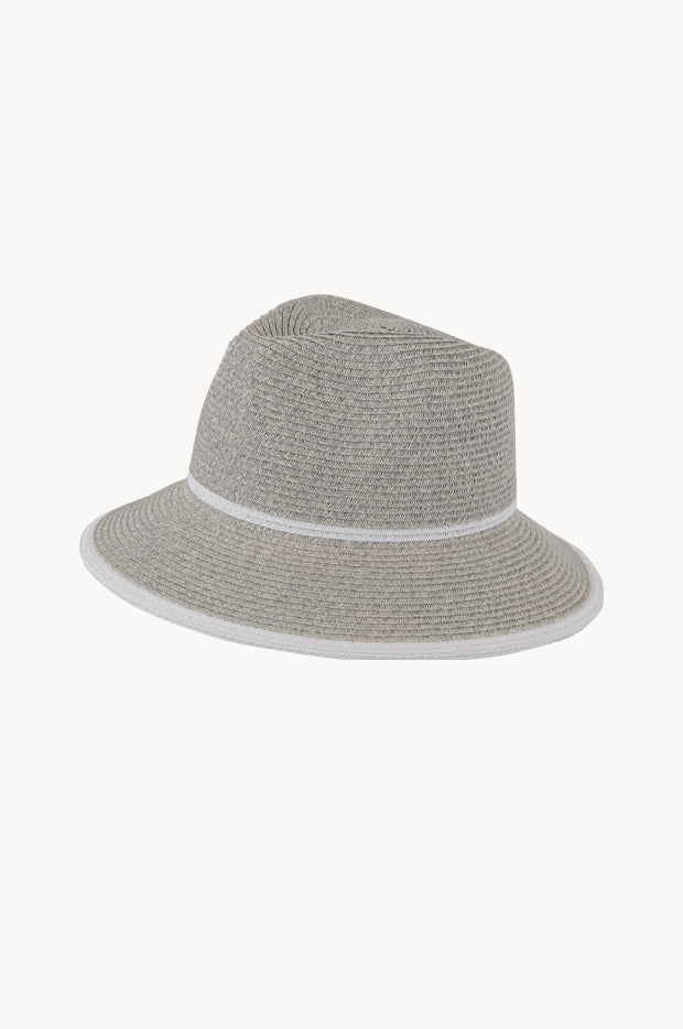 White Band Down Brim Hat