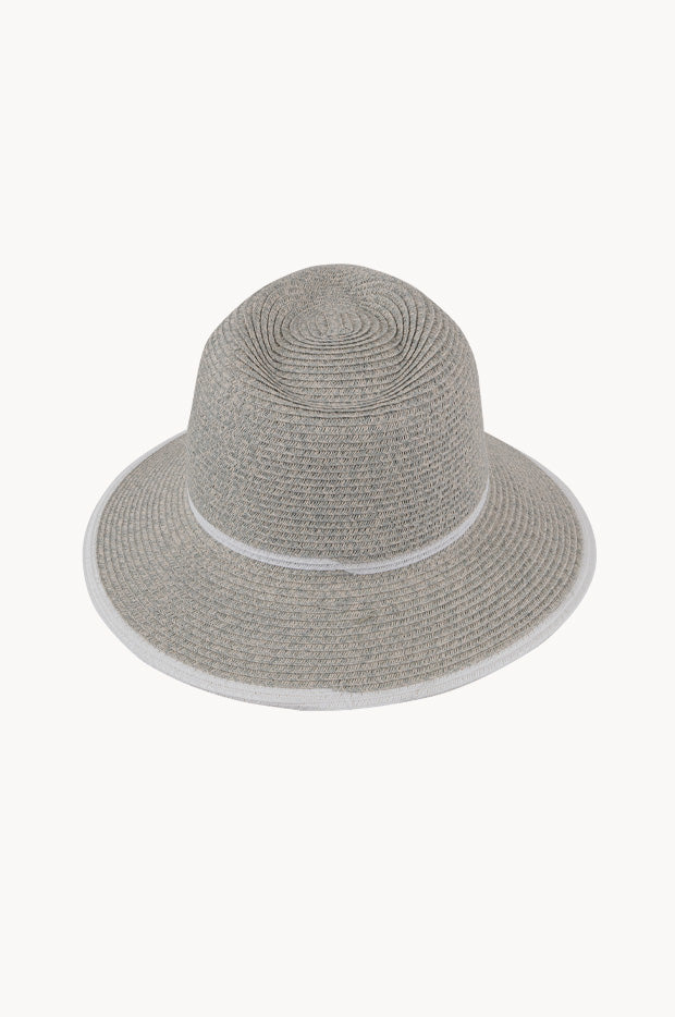 White Band Down Brim Hat