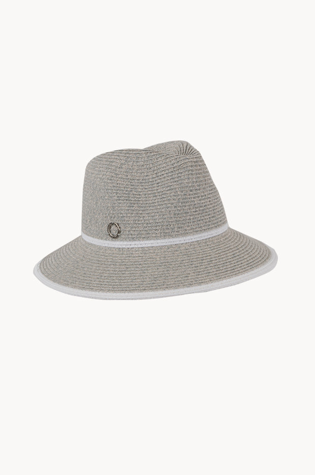 White Band Down Brim Hat