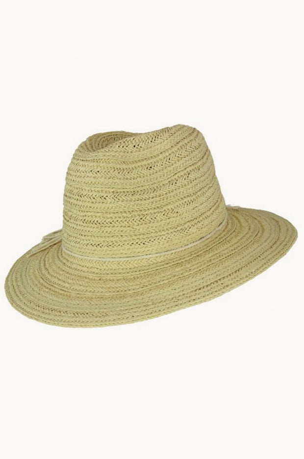 Tassel Bead Trim Panama Hat