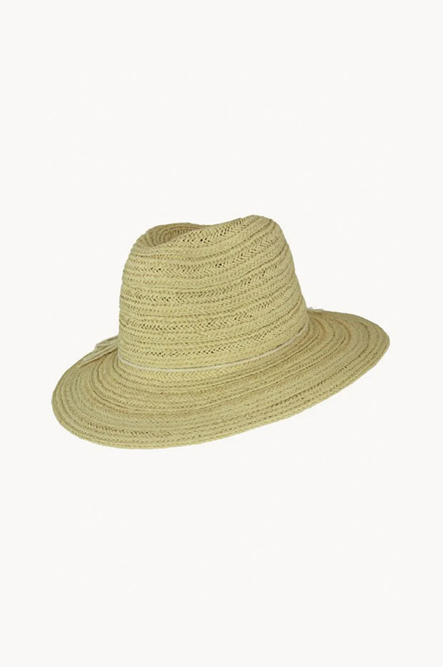 Tassel Bead Trim Panama Hat