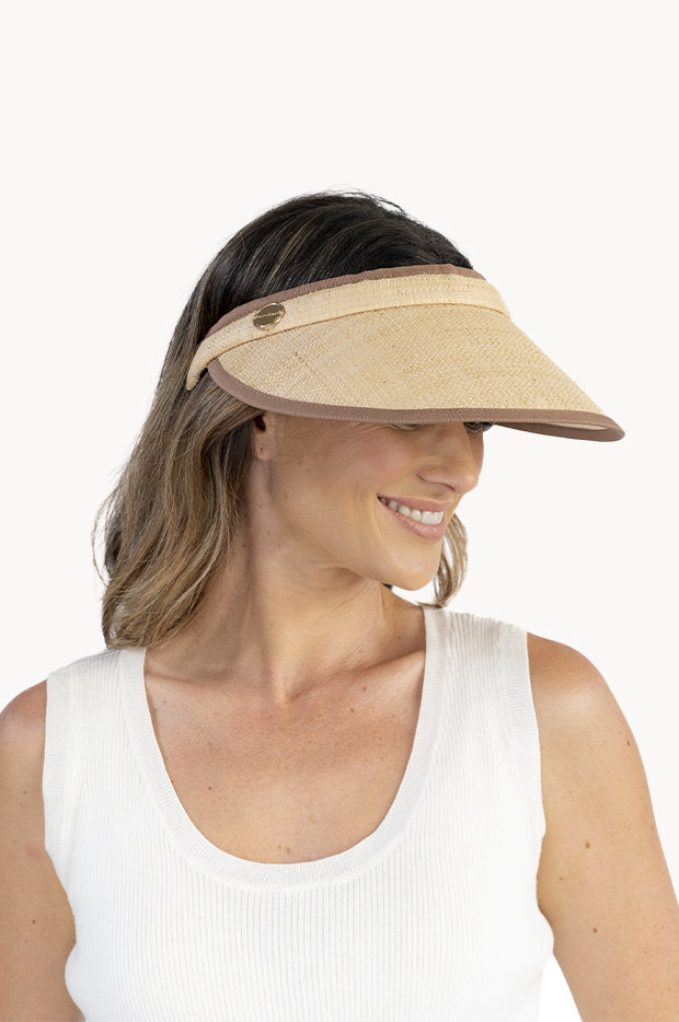 Raffia Push Visor