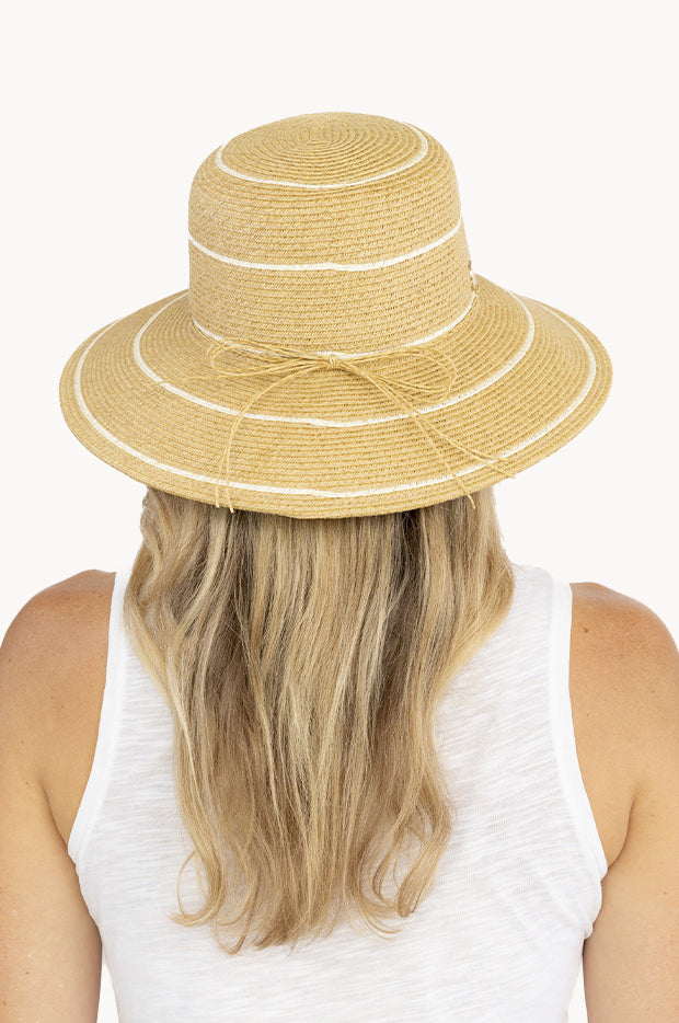 Stripe Down Brim Hat