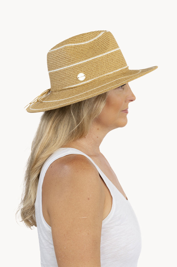 Stripe Panama Hat