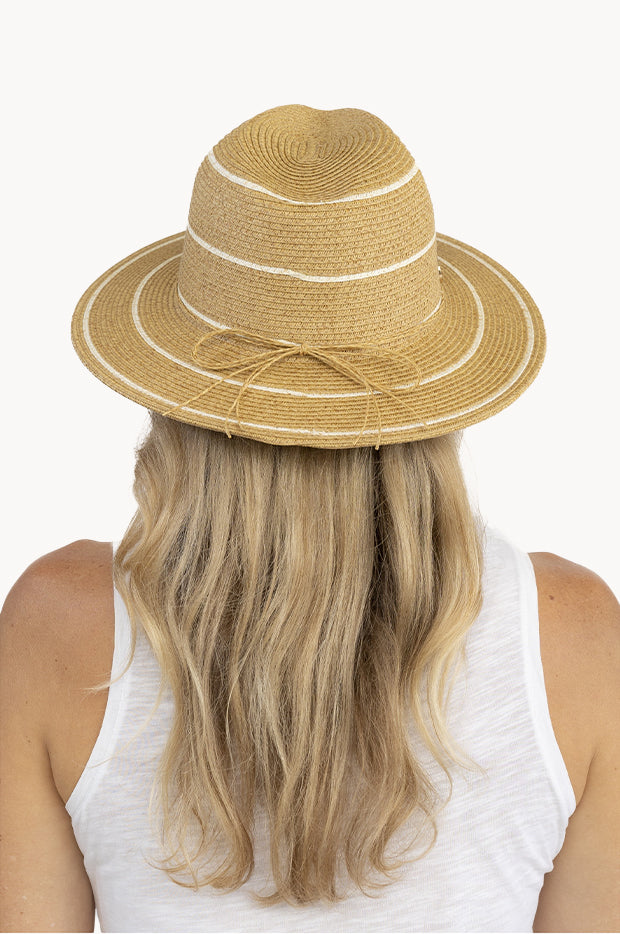 Stripe Panama Hat