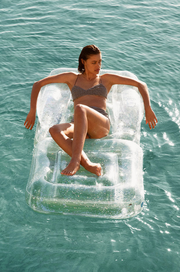 Glitter Inflatable Lilo Chair