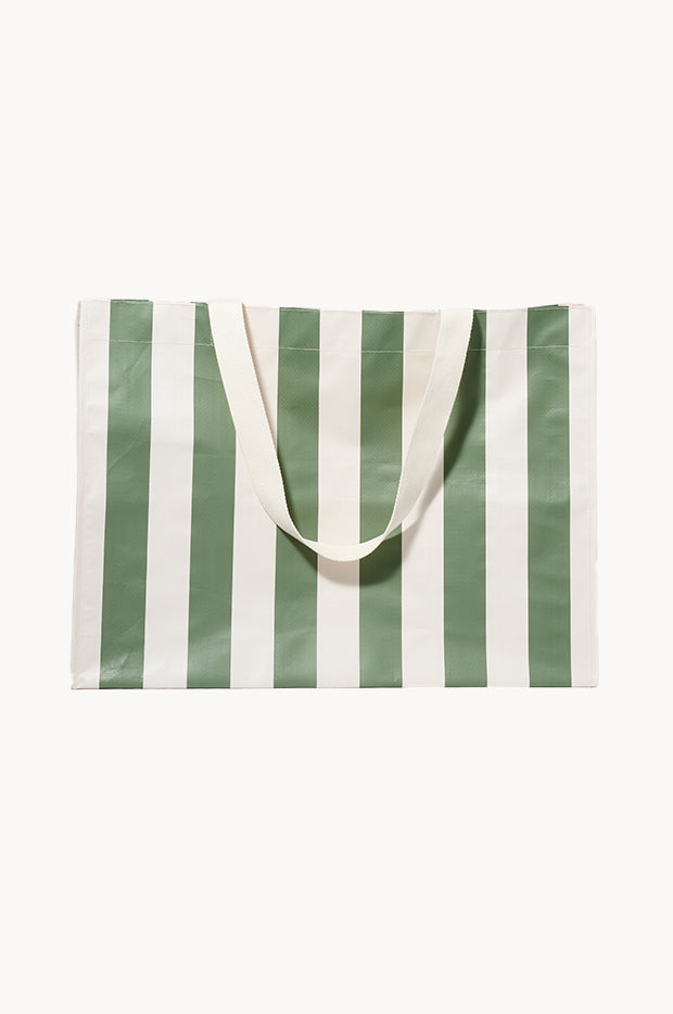 The Vacay Stripe Carryall Beach Bag