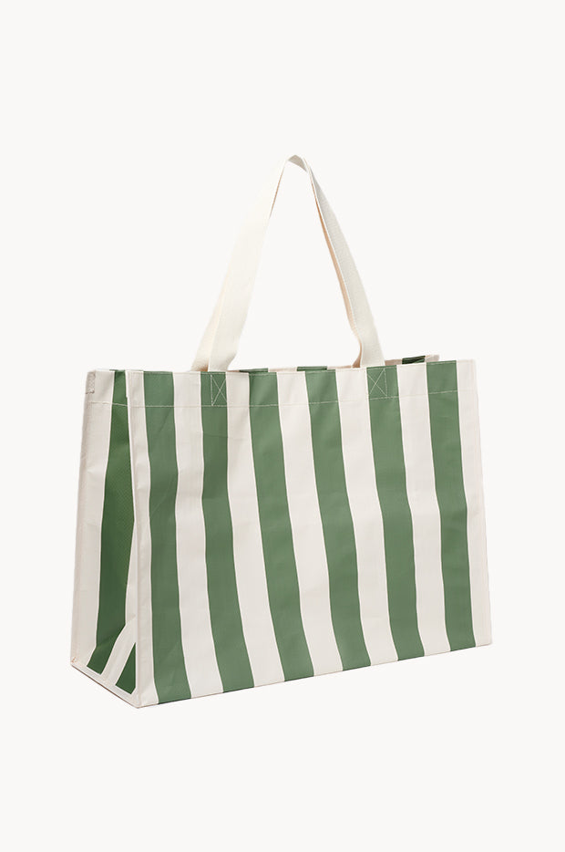 The Vacay Stripe Carryall Beach Bag