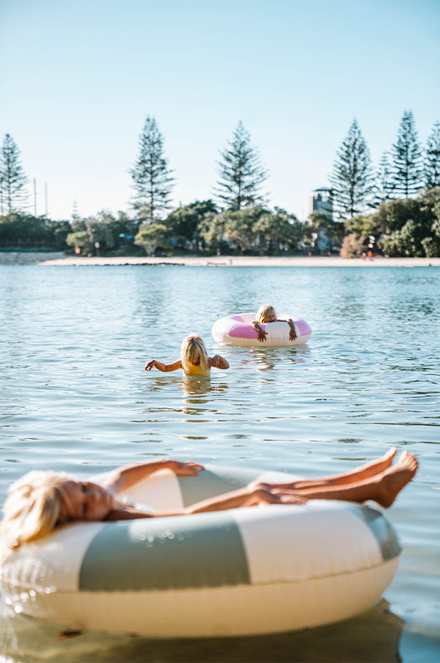 The Vacay Stripe Tube Pool Ring