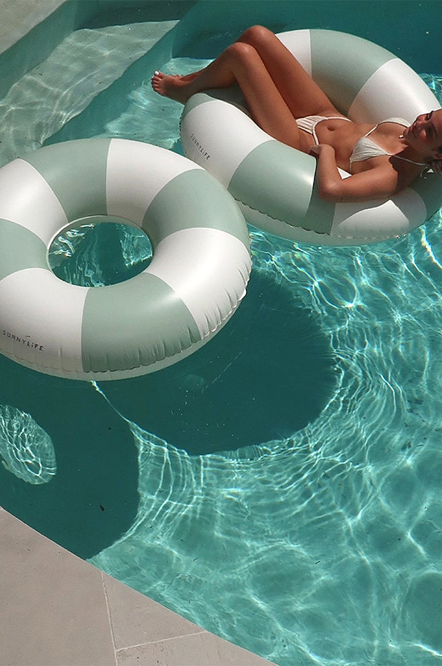 The Vacay Stripe Tube Pool Ring