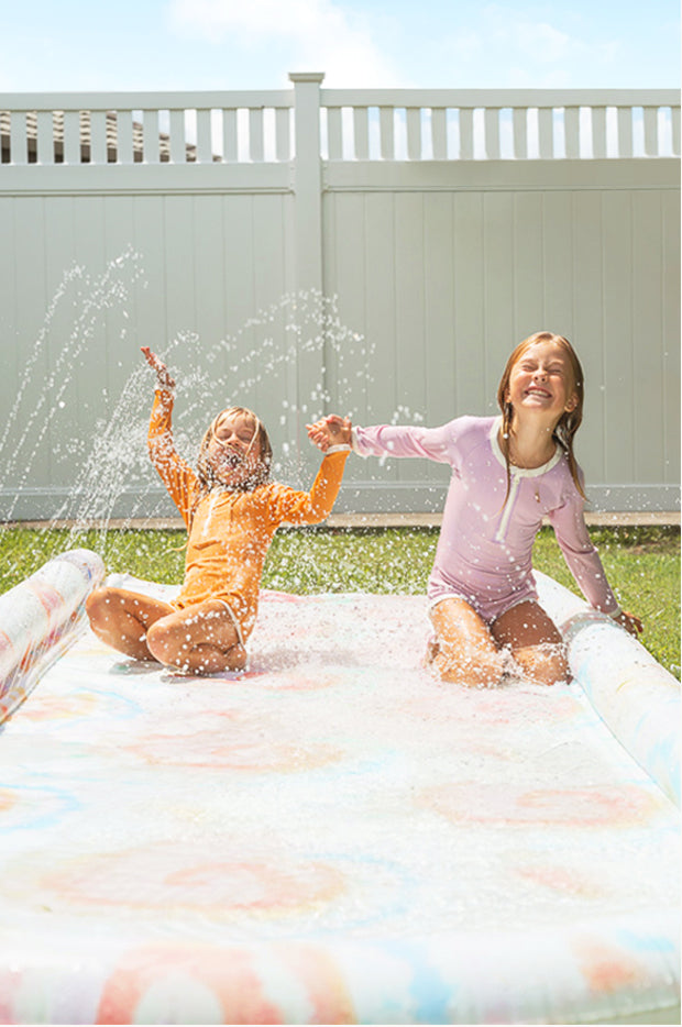 Tie Dye Slip, Slide & Body Board Set