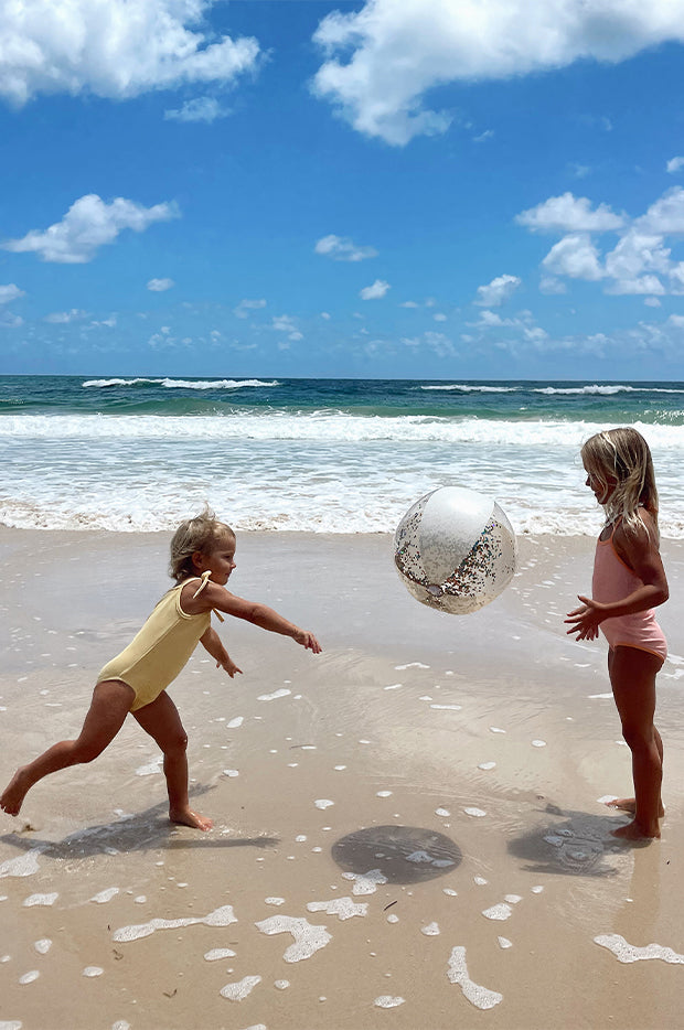 Glitter Cotton Candy Inflatable Beach Ball