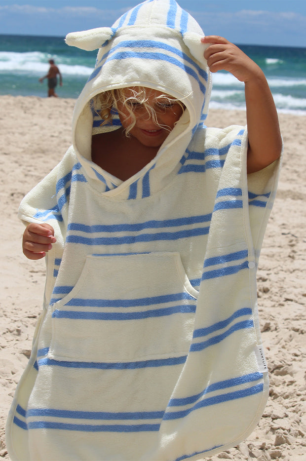 Kids Sammy The Seagull Hooded Towel