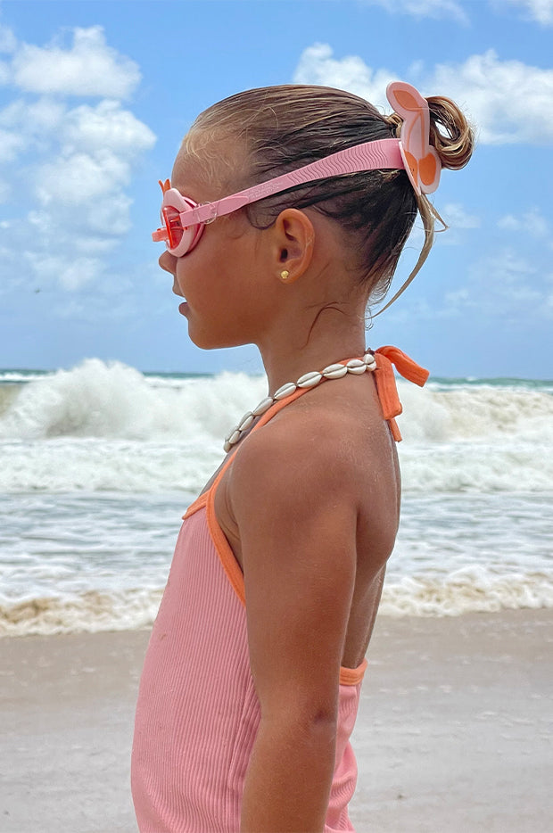 Cherry Cotton Candy Kids Swim Goggles