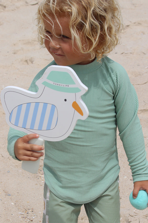 Kids Sammy The Seagull Velcro Beach Bats