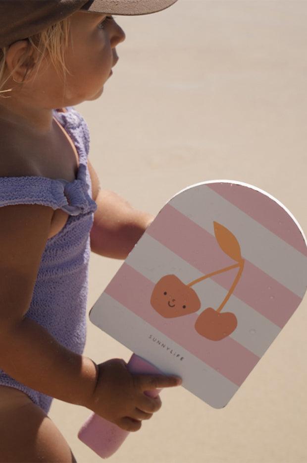 Kids Cherry Cotton Candy Velcro Beach Bats