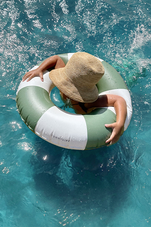 Mini Stripe Tube Pool Ring