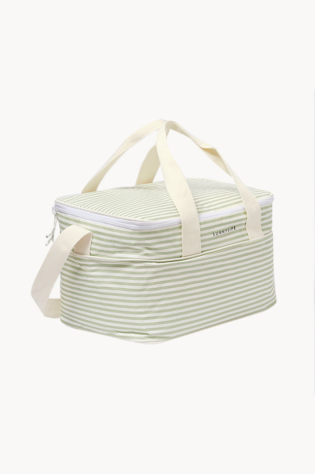Stripe Light Cooler Bag