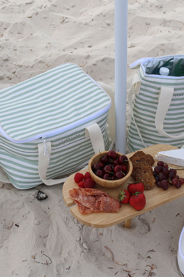 Stripe Light Cooler Bag