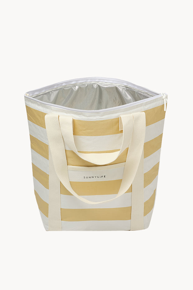 Stripe Light Cooler Tote