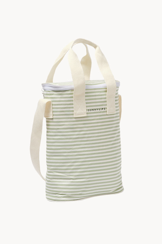 Stripe Light Cooler Drinks Bag