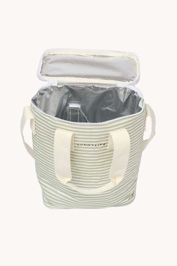 Stripe Light Cooler Drinks Bag