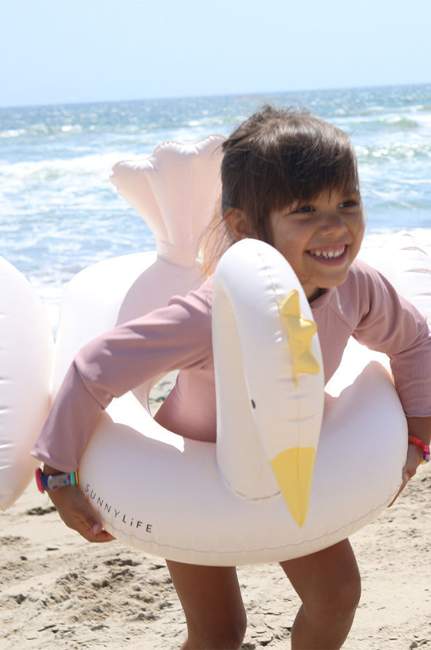 Kids Princess Swan Tube Pool Ring