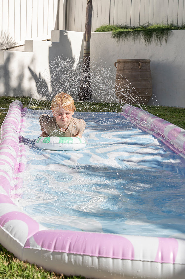 Wave Poolside Slip, Slide And Body Board Set