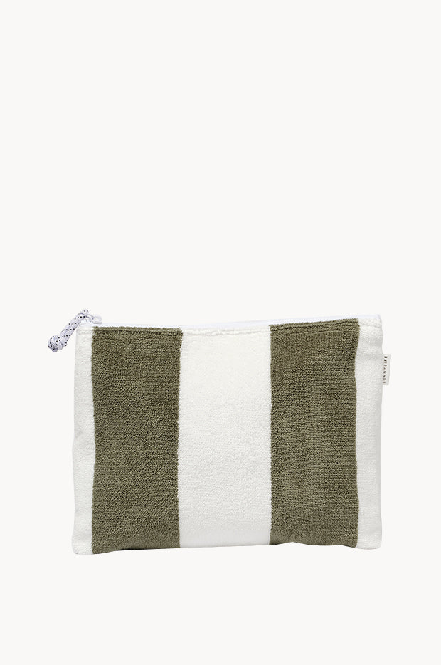 The Vacay Stripe Terry Beach Pouch