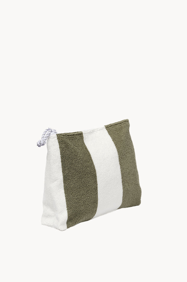 The Vacay Stripe Terry Beach Pouch
