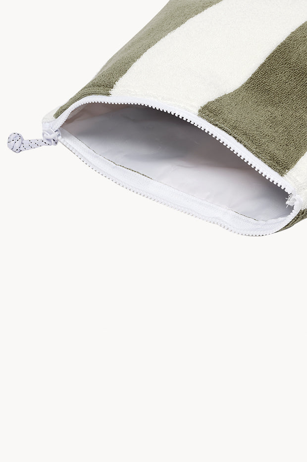 The Vacay Stripe Terry Beach Pouch