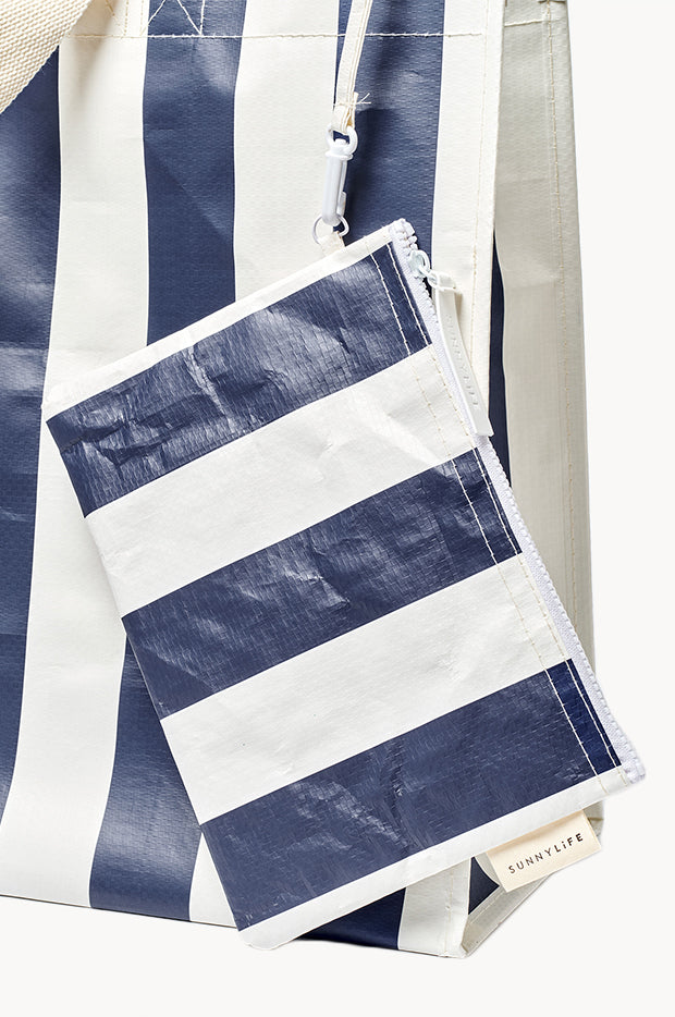Stripe Carryall Beach Bag