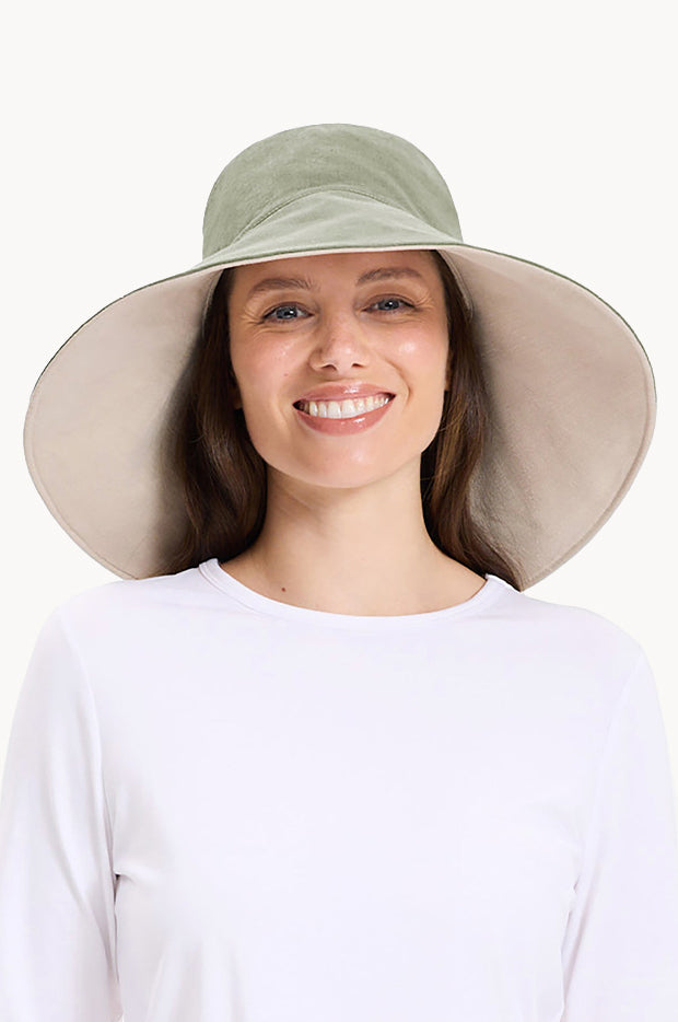 Ultra Wide Cotton Linen Hat