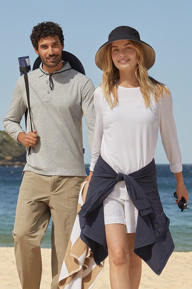 Mens Long Sleeve Polo Shirt