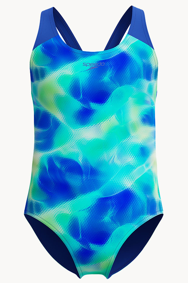 Girls Allover Print Splashback One Piece