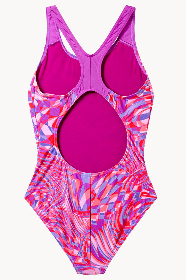 Girls Printed Splashback One Piece