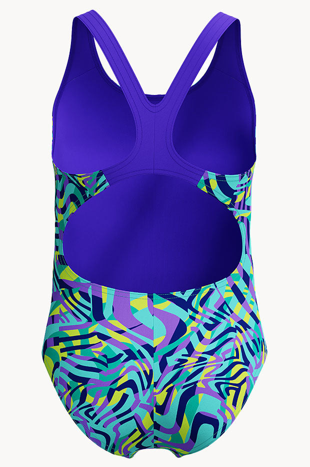 Girls Digital Allover Splashback One Piece