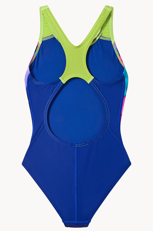 Girls Printed Splashback One Piece