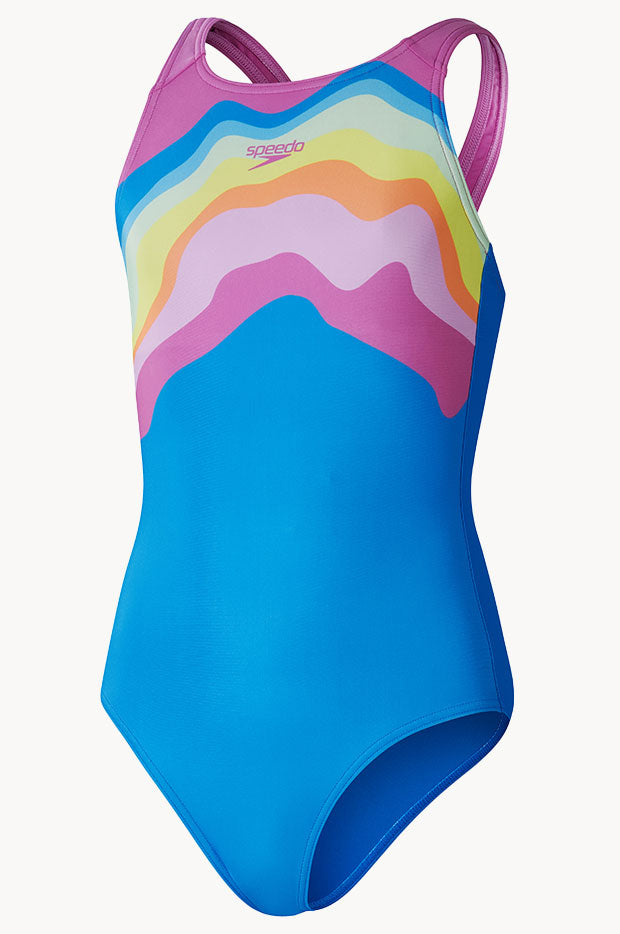 Girls Printed Pulseback One Piece