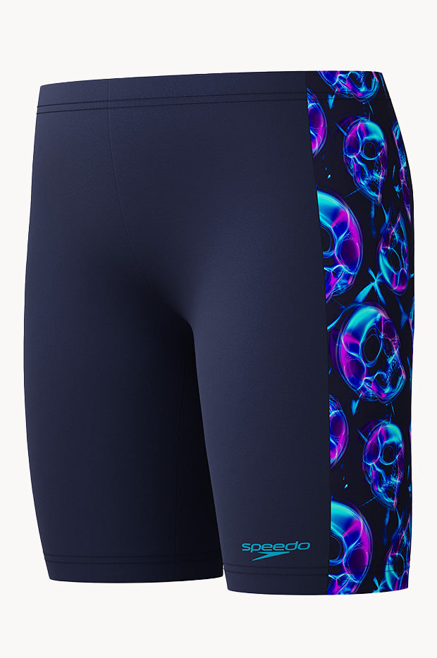 Boys Allover Print Panel Jammer