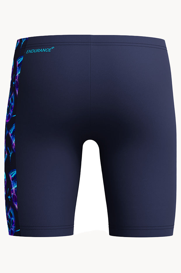 Boys Allover Print Panel Jammer