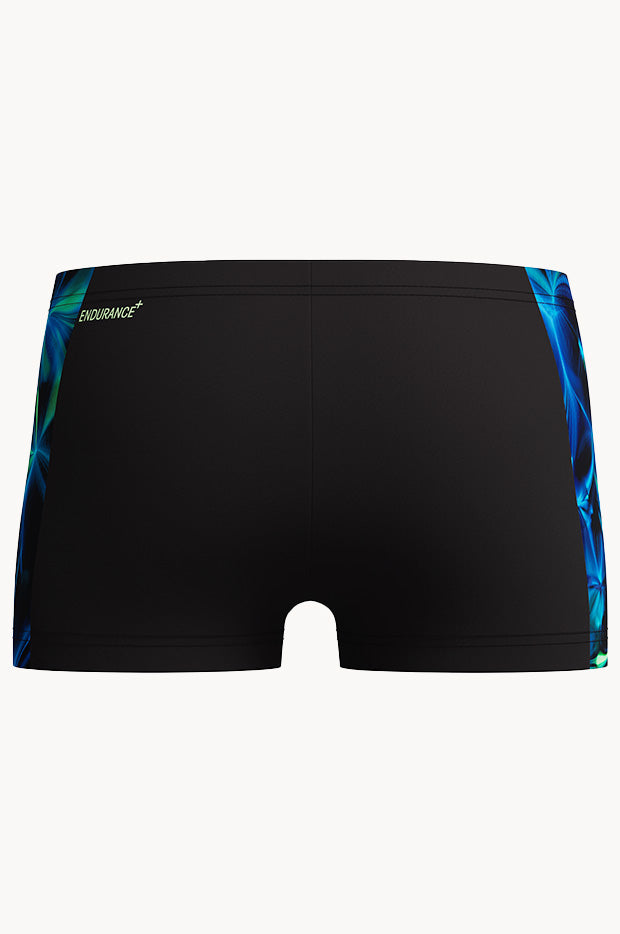 Boys Allover Print Panel Aquashort