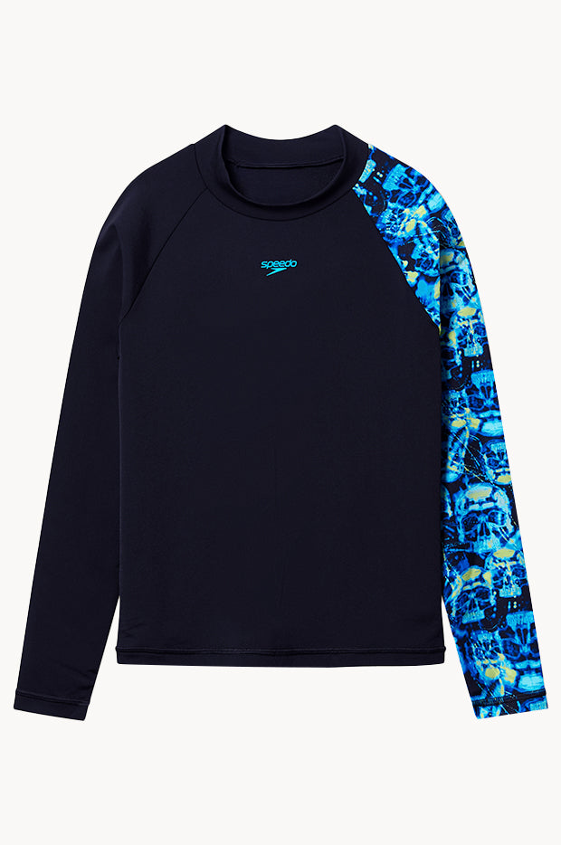Boys Printed Long Sleeve Suntop