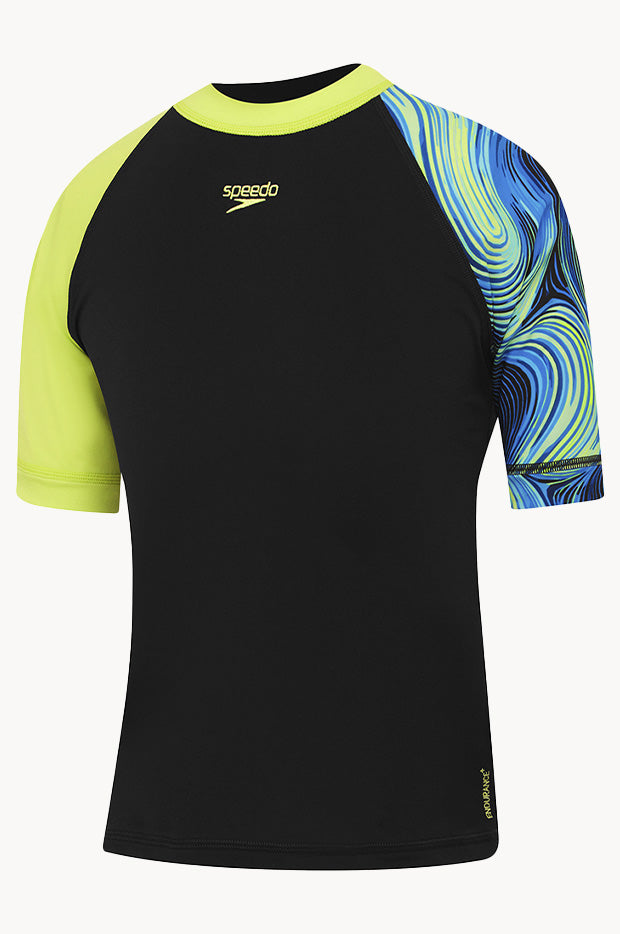 Boys Logo Short Sleeve Suntop